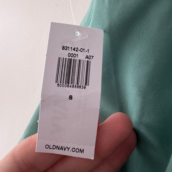 NEW!! Old Navy Sea Green Extra High-Waisted PowerSoft Pleated Skort - Picture 8 of 9